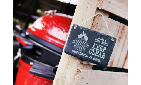 Personalised BBQ Pro Hanging Sign | Welsh Slate